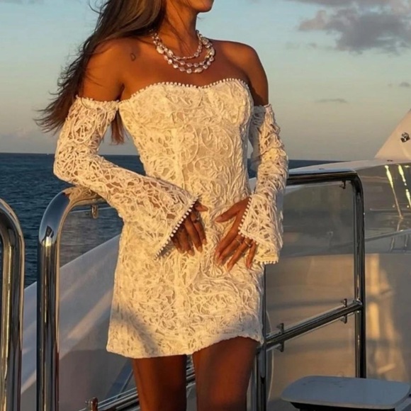 12th Tribe White Strapless Dress - Picture 6 of 6